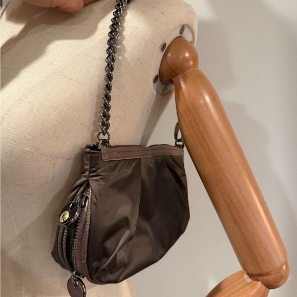 Henri bendel satin Chain Strap bag wristlet - Picture 8 of 10